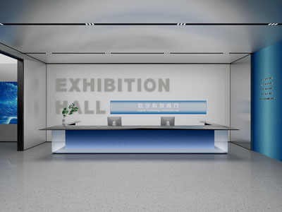 现代公司大厅前台接待