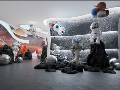 现代航天宇航主题展厅展览