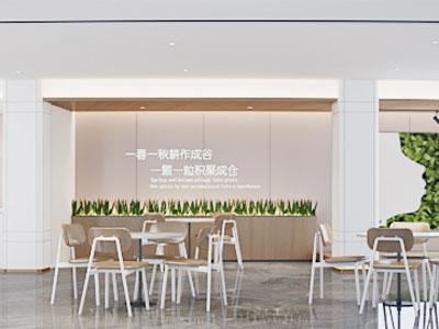 现代公司茶水间 休闲区