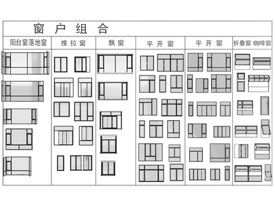 现代阳台窗户 落地窗户 折叠平开窗户