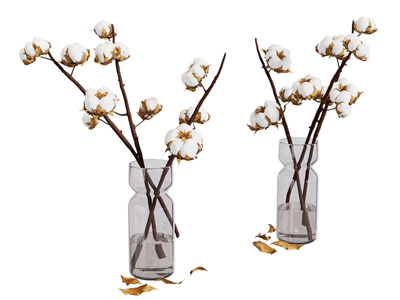 现代玻璃花瓶花卉