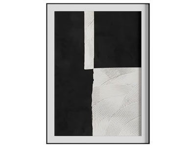 现代黑白装饰挂画