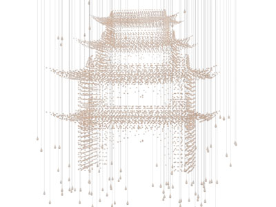 新中式楼阁吊灯