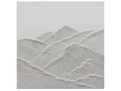 现代肌理画 立体山脉装饰挂画