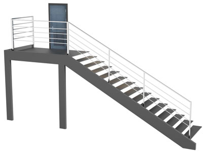 工业风loft楼梯