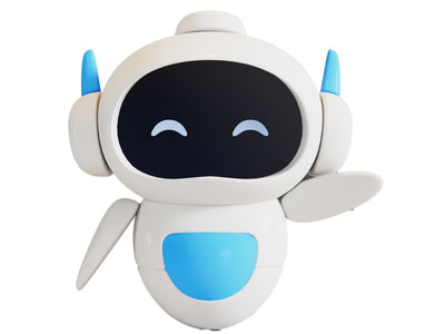 现代卡通机器人 动漫机器人 智能机器人