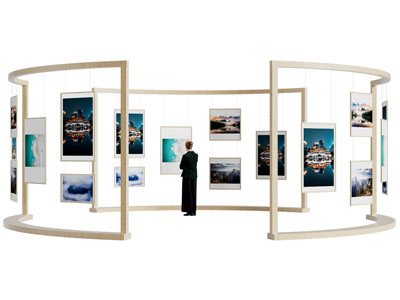 现代美术展厅展览