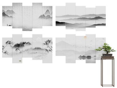 新中式装饰挂画