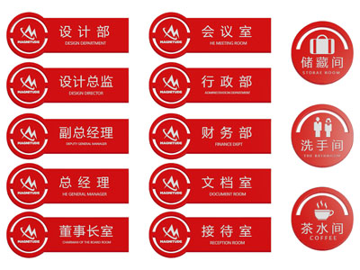 现代门牌 指示牌 导引牌