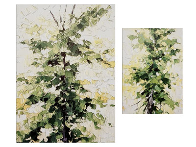 现代花卉装饰挂画