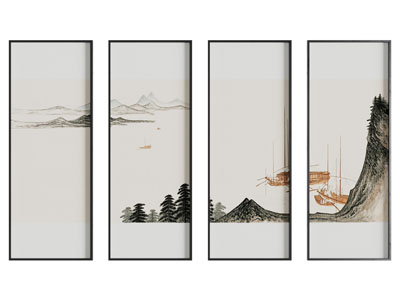 新中式装饰挂画