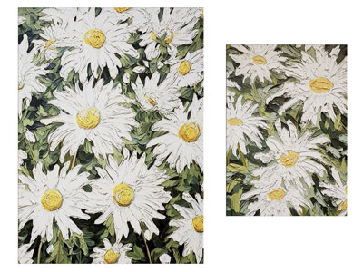 现代花朵装饰挂画