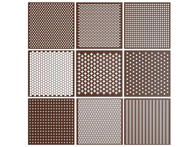 现代冲孔板吊顶