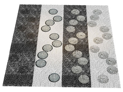 现代石子路 景观路径 园林小路 铺石路