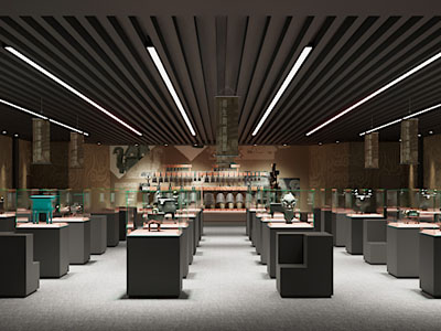 现代展厅展览