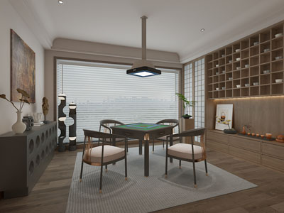 新中式棋牌室