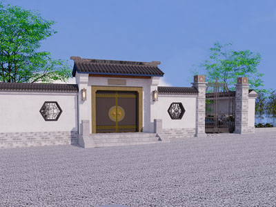 新中式大门