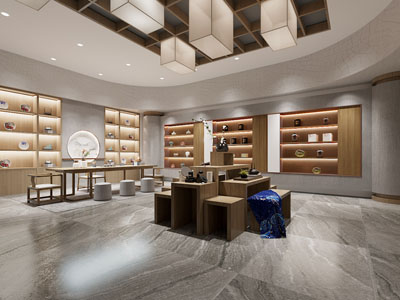 新中式商场专卖店