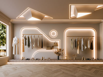 奶油风服装店 女装店
