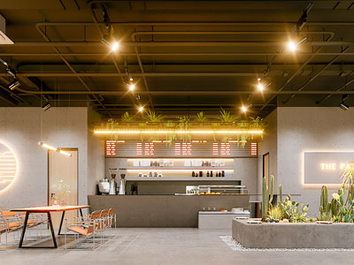 工业风loft咖啡店