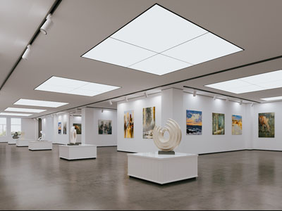 现代画展 展厅展览