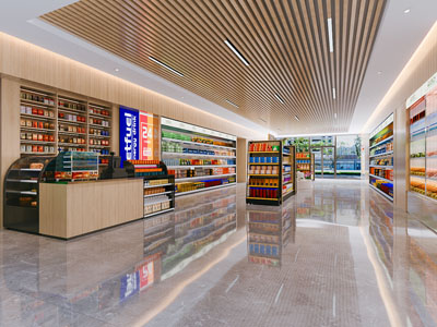 现代百货超市 便利店