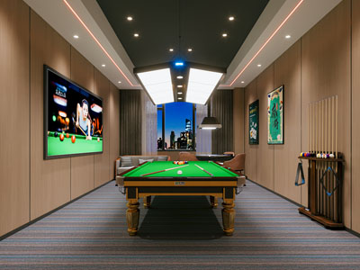 棋牌室包厢