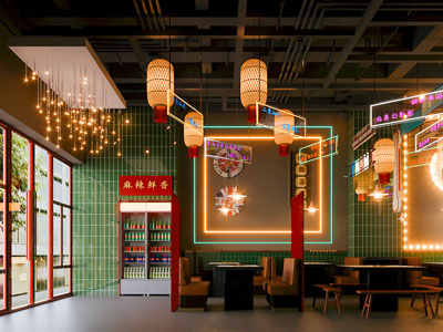 工业风复古火锅店
