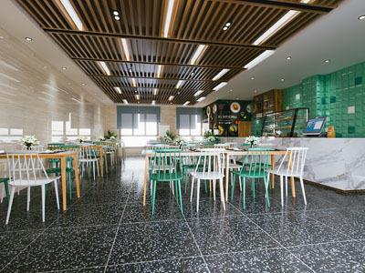 现代员工食堂 饭店餐馆