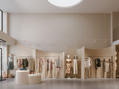 现代奶油服装店