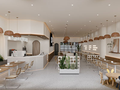 侘寂风咖啡店