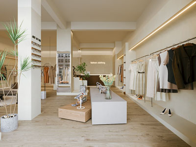 现代服装店 女装店 服装店 服装箱包店