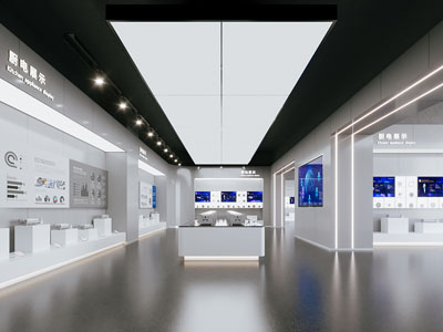 企业展厅 展示台 科技展厅