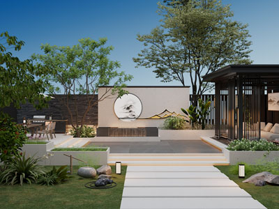 新中式居家庭院