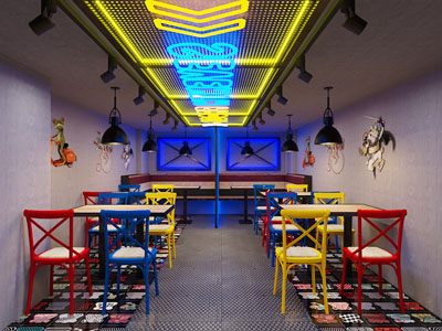 工业风LOFT餐厅