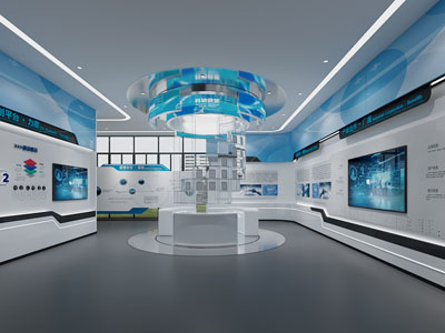 现代其他商业空间 展厅 荣誉资质 科技展厅 医疗 展台