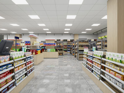 现代百货超市 便利店