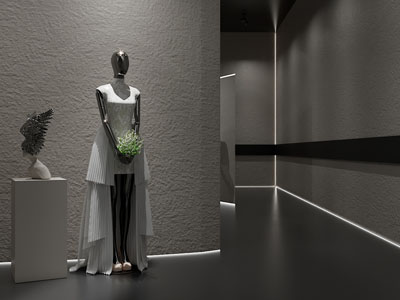 极简婚纱摄影 婚纱店 婚纱摄影 模特 雕塑 展览馆