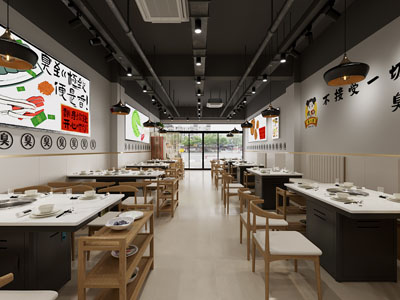 现代火锅店