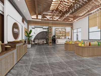 新中式食品展厅