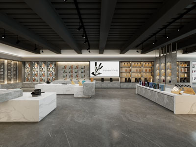 现代厨具店 刀具店 菜刀店 菜刀展台
