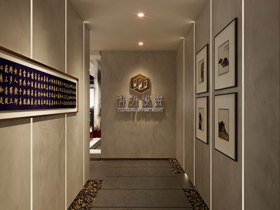 新中式茶叶店全景