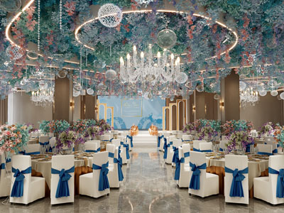 现代酒店 大厅 宴会厅 餐厅 婚宴大厅 婚礼大厅