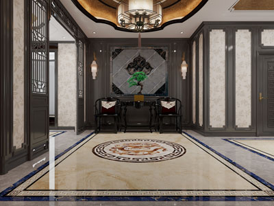 中式客厅餐厅
