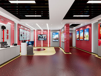现代消防设备展厅展览