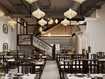 新中式火锅店