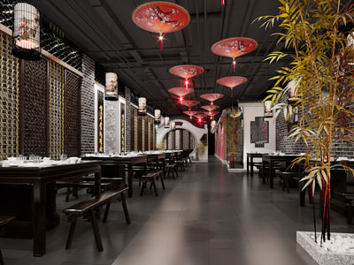 新中式火锅店