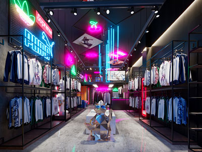 后现代服装店