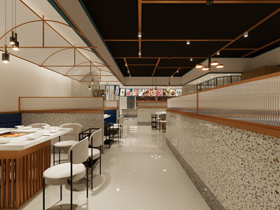 现代火锅店