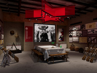 新中式复古展厅展览